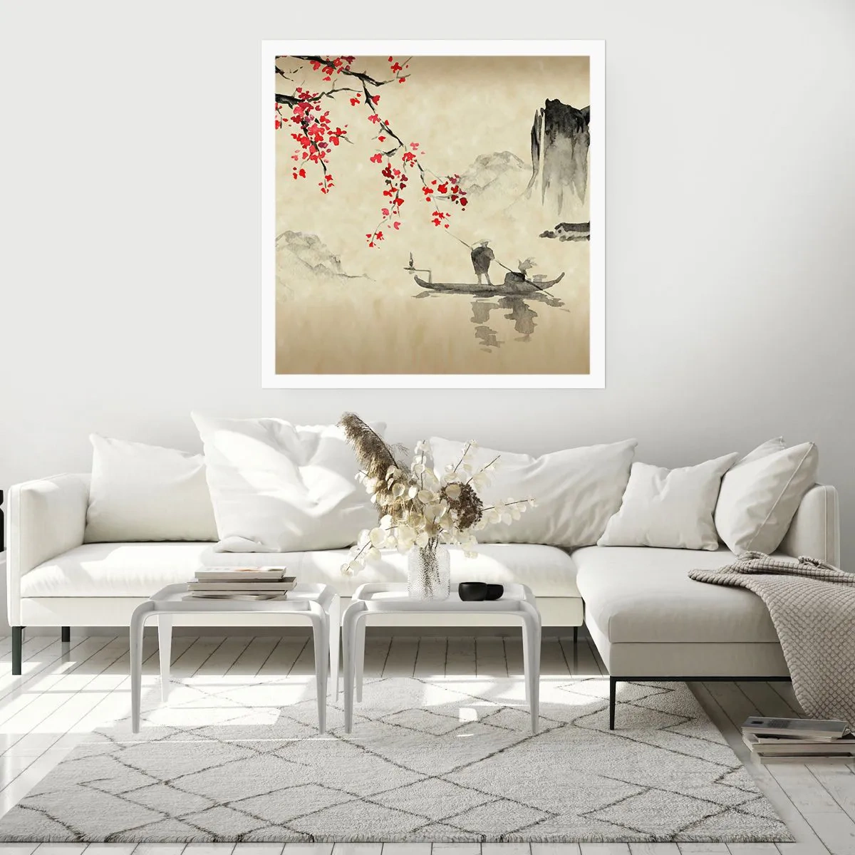 Poster - Nel paese dei ciliegi in fiore - 30x30 cm