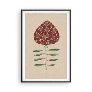 Poster in cornice nera - Che grande pigna - 61x91 cm