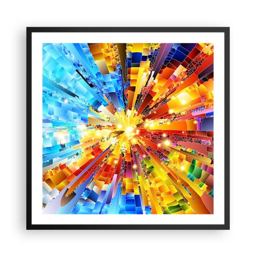 Poster in cornice nera - In medias res - 60x60 cm