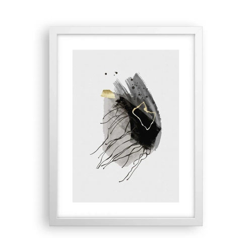 Poster in cornice bianca - In nero e in oro - 30x40 cm