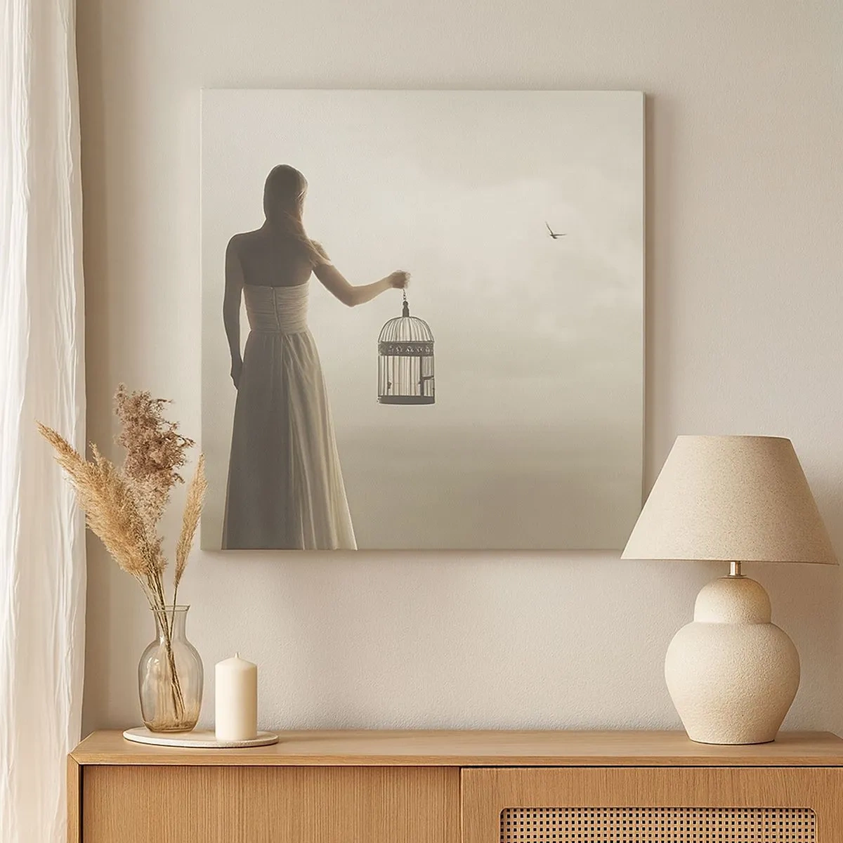 Quadro su tela - Stampe su Tela - Sii libera - 30x30 cm