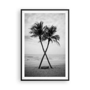 Poster in cornice nera - Tenera presenza - 61x91 cm