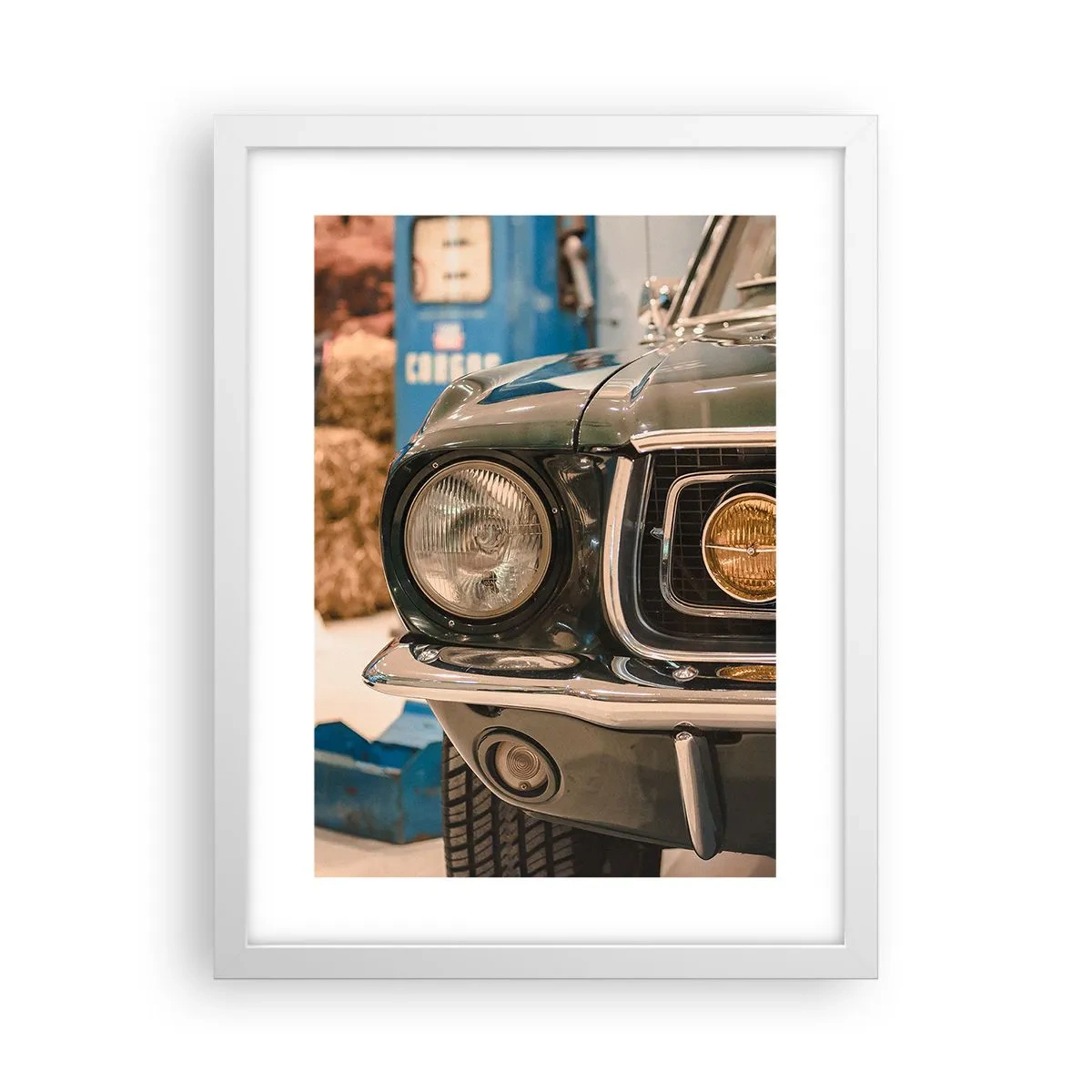 Poster in cornice bianca - Incontro con la leggenda - 30x40 cm