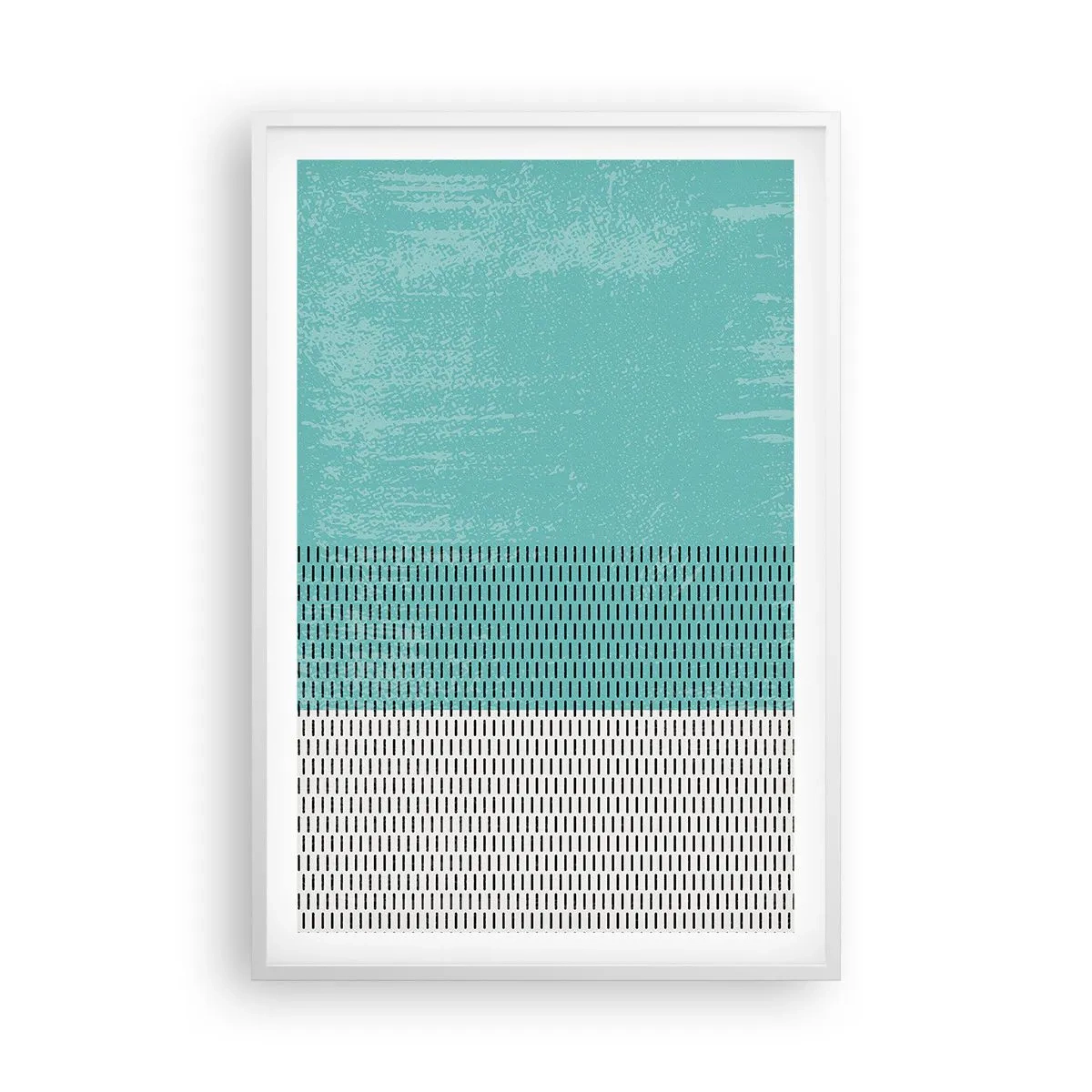 Poster in cornice bianca - Composizione equilibrata - 61x91 cm