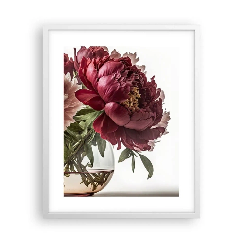 Poster in cornice bianca - Bellezza in piena fioritura - 40x50 cm