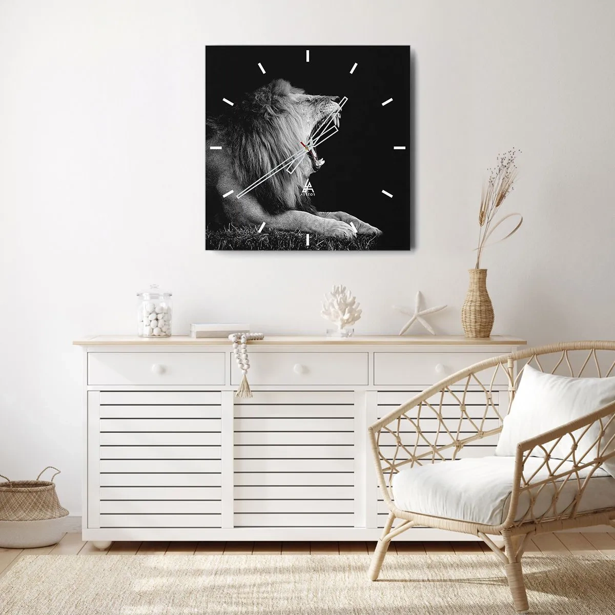 Orologio da parete - Orologio in Vetro - Senza alcun dubbio - 30x30 cm