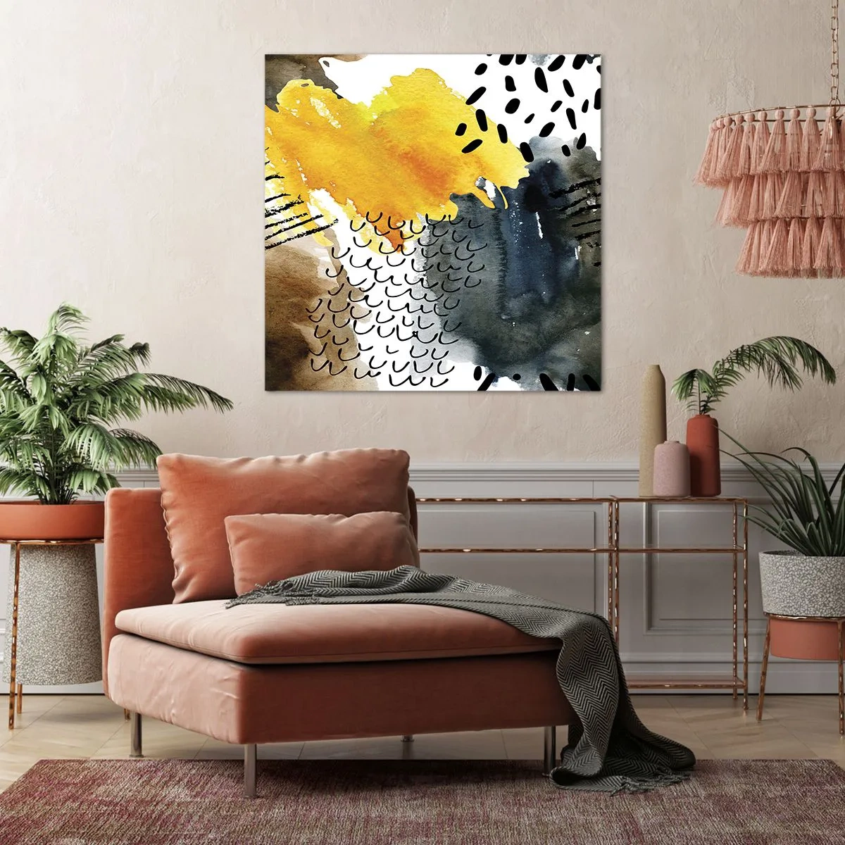 Quadro su tela - Stampe su Tela - L'incontro degli elementi - 40x40 cm