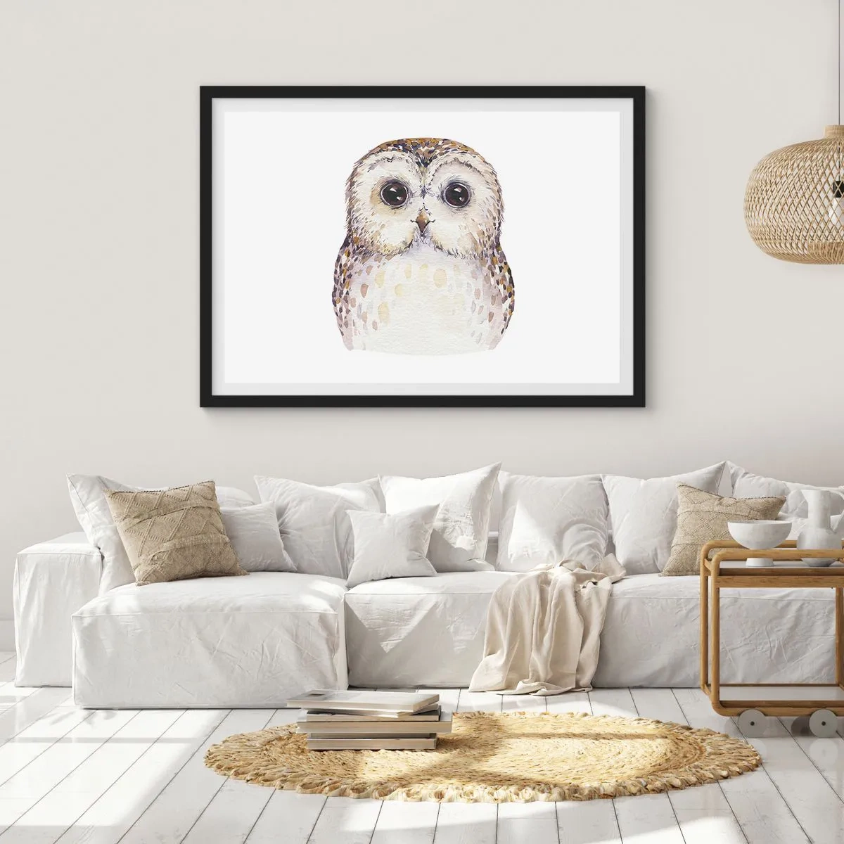 Poster in cornice nera - Guardami negli occhi - 40x30 cm