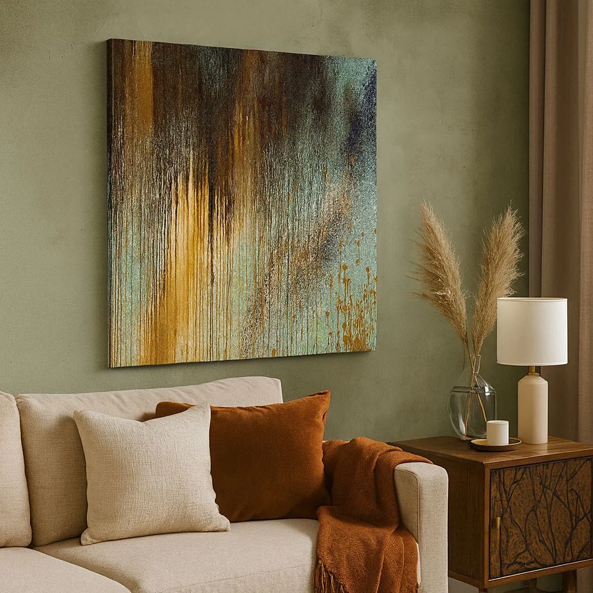 Quadro su tela - Stampe su Tela - Composizione cromatica non casuale - 30x30 cm