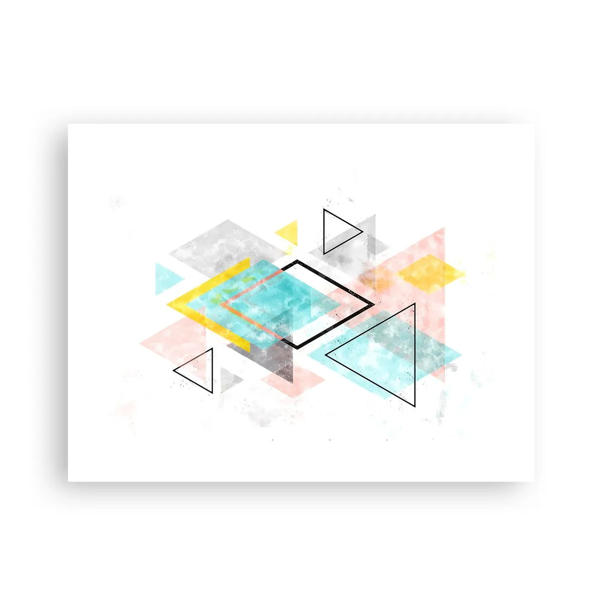 Poster - Gioco geometrico - 40x30 cm