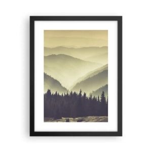 Poster in cornice nera - Dopo sette montagne… - 30x40 cm