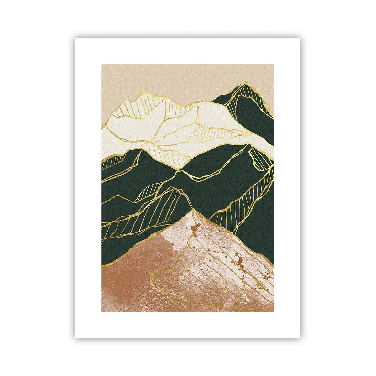 Poster - Cime d'oro - 30x40 cm