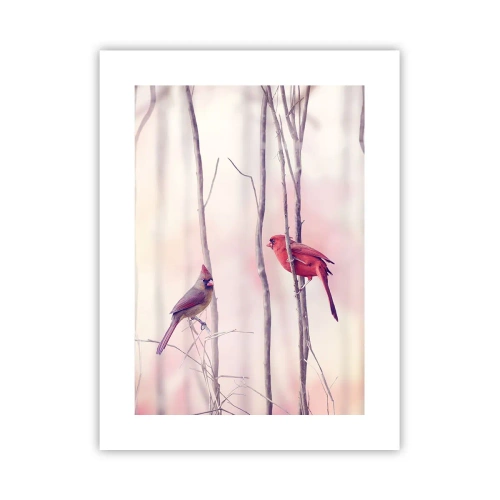 Poster - Il racconto del bosco rosa - 30x40 cm