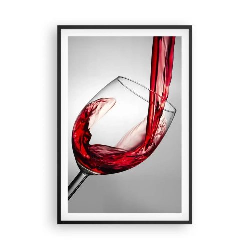 Poster in cornice nera - Colore - movimento - suono - 61x91 cm