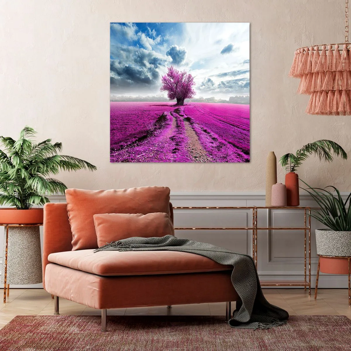 Quadro su tela - Stampe su Tela - Brughiera selvatica - 70x70 cm
