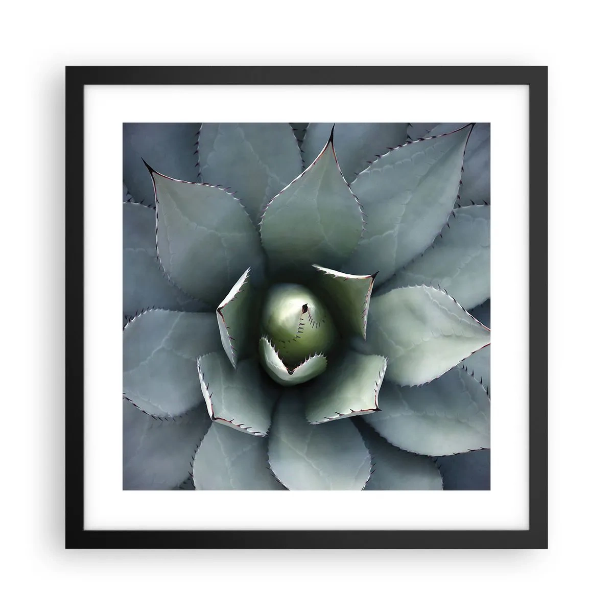 Poster in cornice nera - Adesca e minaccia - 40x40 cm