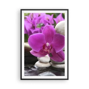 Poster in cornice nera - E già ti riposi - 61x91 cm