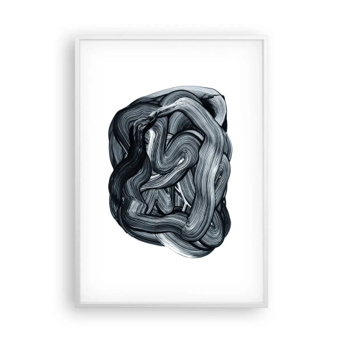 Poster in cornice bianca - Non è così semplice - 70x100 cm