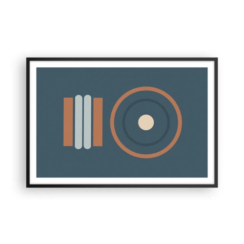 Poster in cornice nera - L'essenza delle cose - 91x61 cm