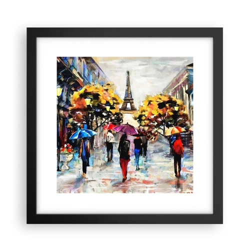 Poster in cornice nera - Bella soprattutto d'autunno - 30x30 cm