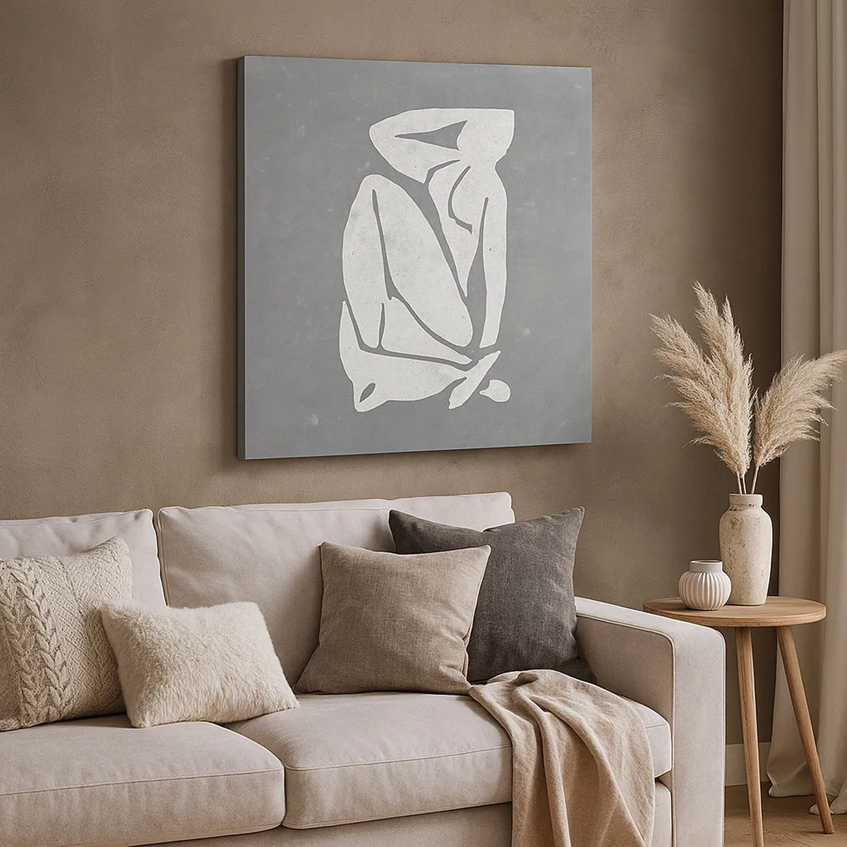 Quadro su tela - Stampe su Tela - Pensierosa - 30x30 cm