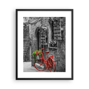 Poster in cornice nera - Angolo toscano - 40x50 cm