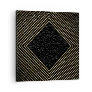 Quadro su tela - Stampe su Tela - Geometria in stile glamour - 60x60 cm
