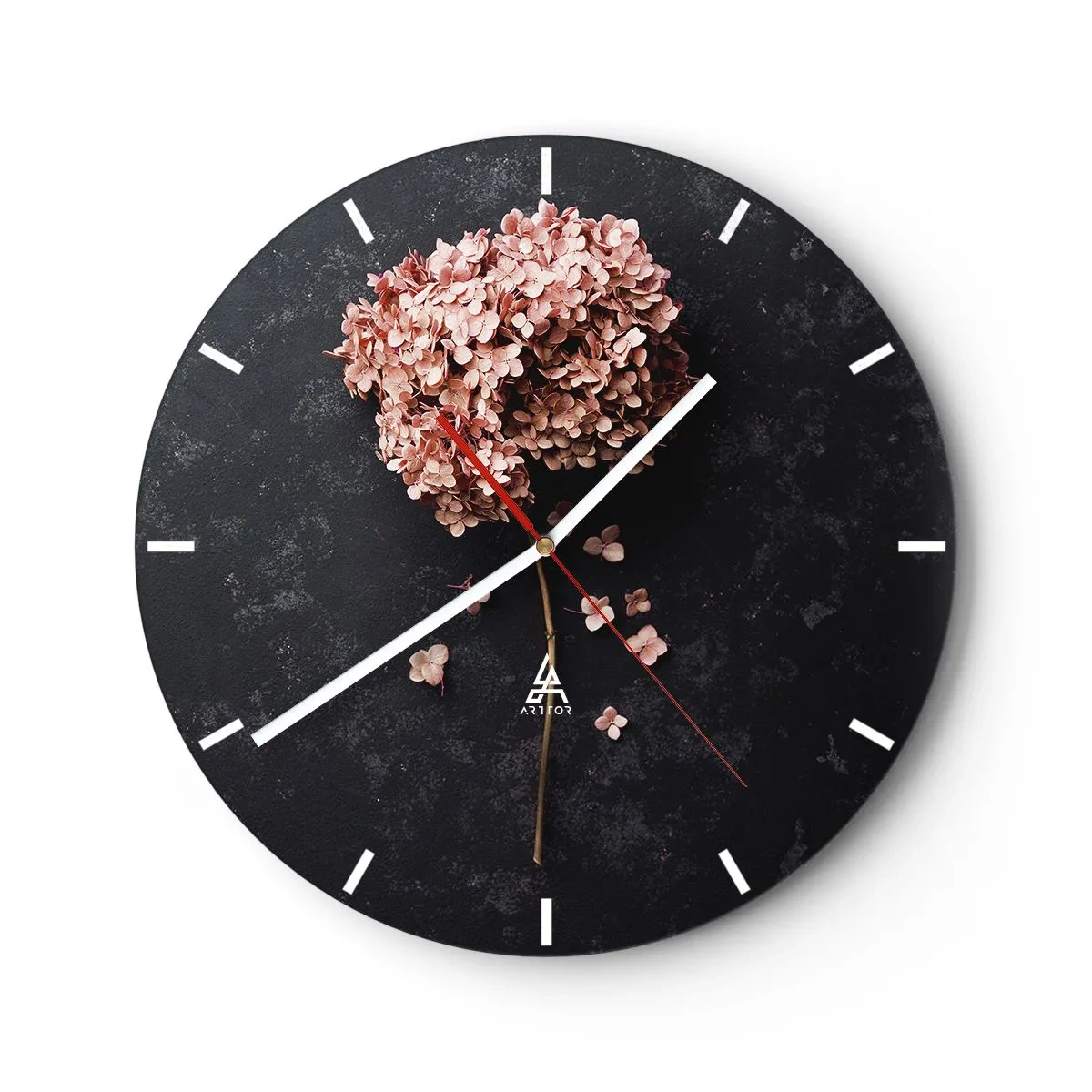Orologio da parete - Orologio in Vetro - Un vero segno romantico - 40x40 cm