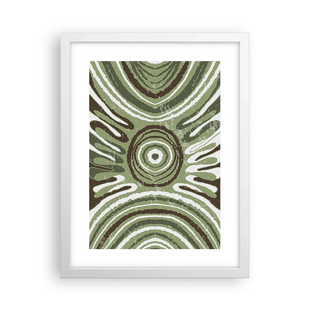 Poster in cornice bianca - Esplosione di emozioni - 30x40 cm