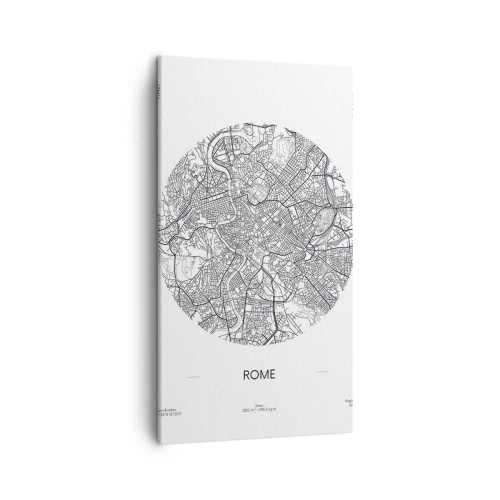 Quadro su tela - Stampe su Tela - Anatomia di Roma - 45x80 cm