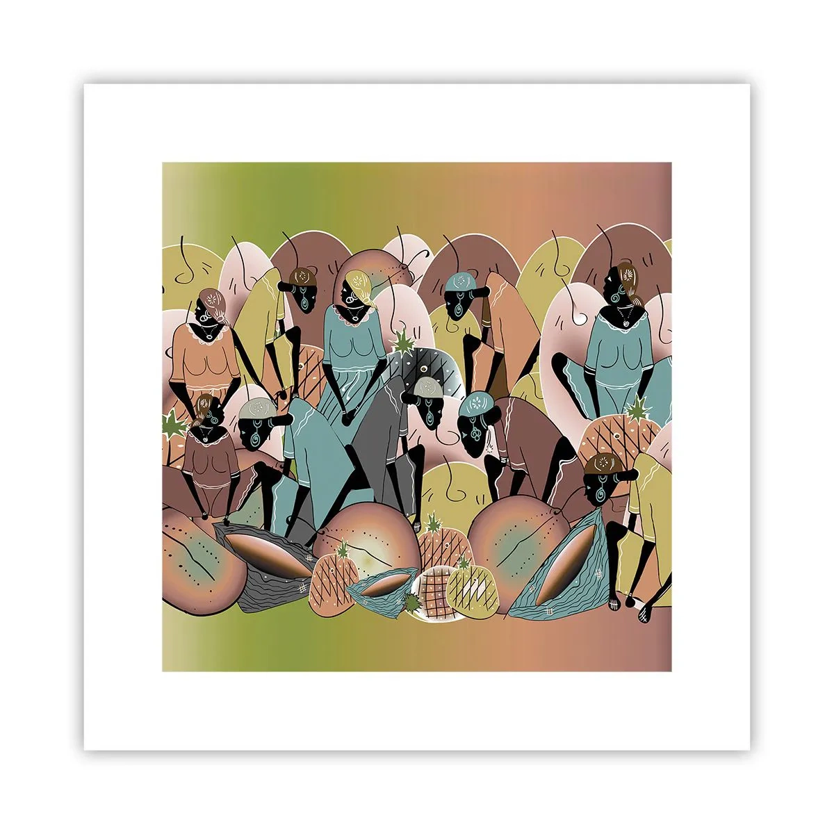 Poster - Arriva la grande festa - 30x30 cm