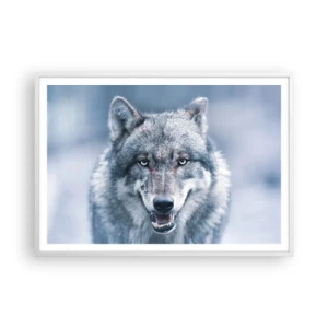 Poster in cornice bianca - Accetti la sfida? - 100x70 cm