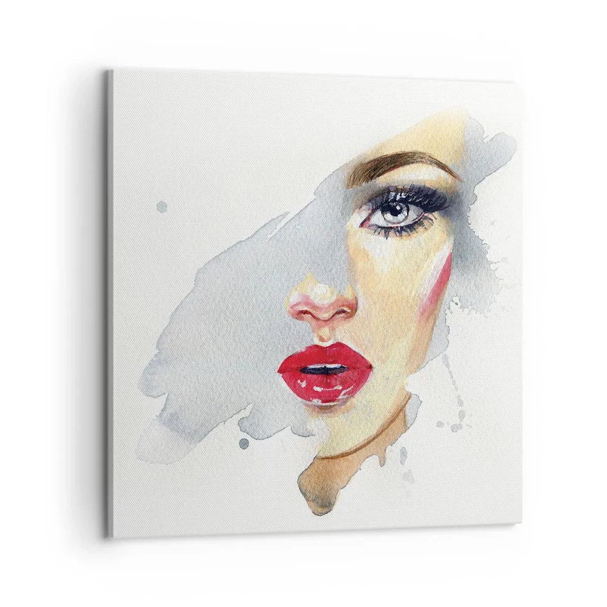 Quadro su tela - Stampe su Tela - Riflesso in una goccia d'acqua - 60x60 cm