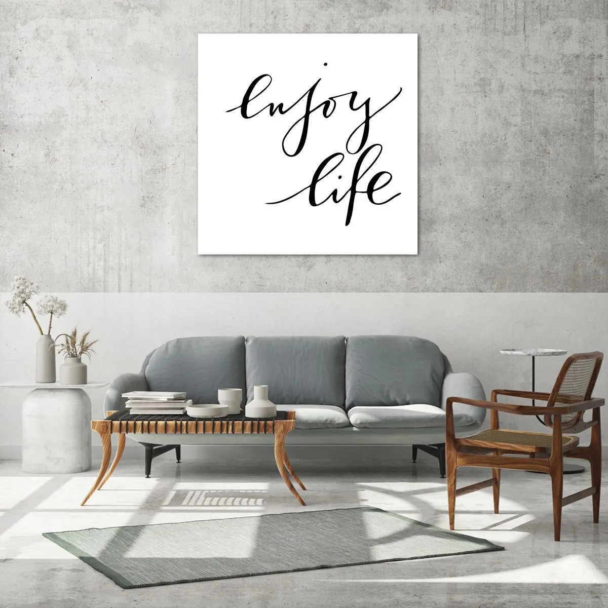 Quadro su vetro - Niente da aggiungere... - 60x60 cm