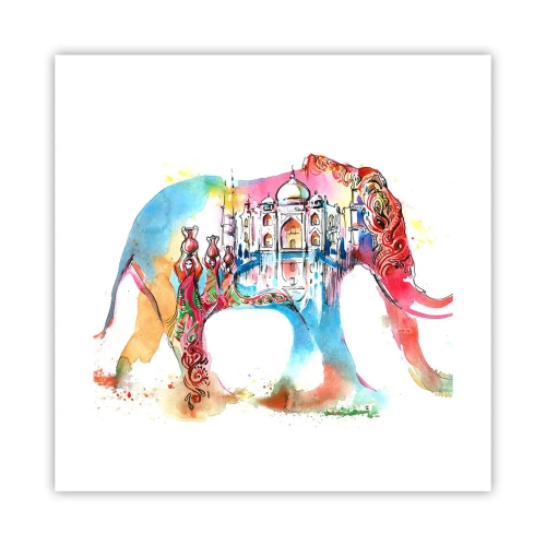 Poster - India: aura d'amore - 40x40 cm