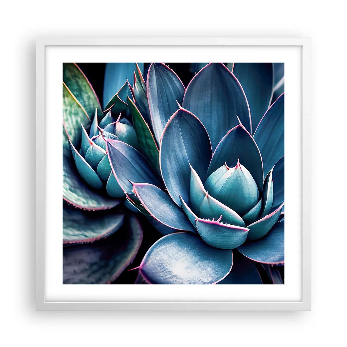 Poster in cornice bianca - Forza vitale - 50x50 cm