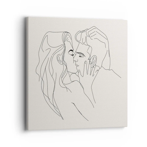 Quadro su tela - Stampe su Tela - Intrecciati dal sentimento - 40x40 cm