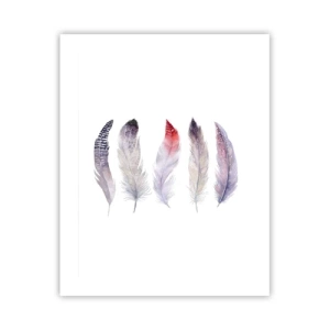 Poster - Delicate come una nebbia multicolore - 40x50 cm