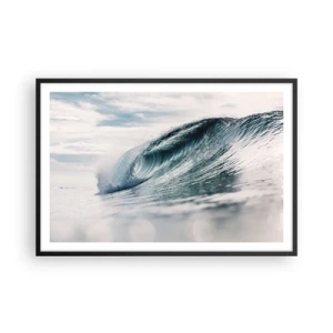 Poster in cornice nera - Cima d'acqua - 91x61 cm