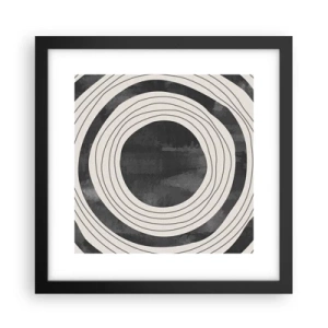 Poster in cornice nera - Proprio al centro - 30x30 cm