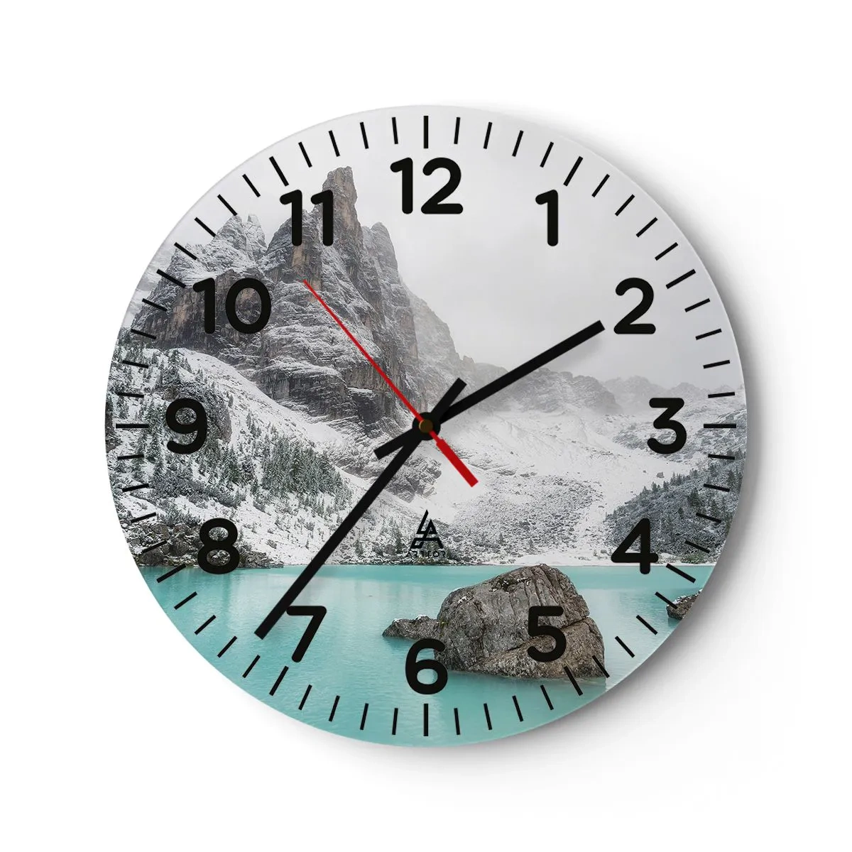 Orologio da parete - Orologio in Vetro - Di guardia - 30x30 cm