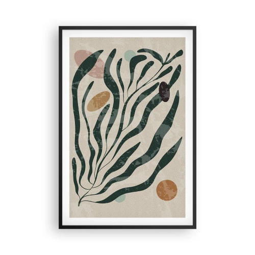Poster in cornice nera - Tra il verde - 61x91 cm