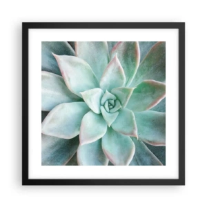 Poster in cornice nera - Il cuore del deserto - 40x40 cm