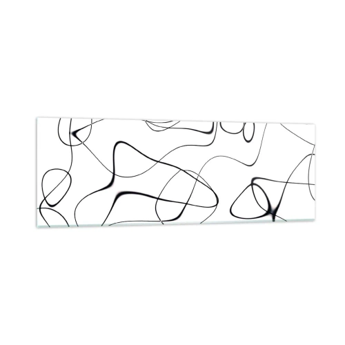 Quadro su vetro - Strade della vita, eventi del destino - 90x30 cm