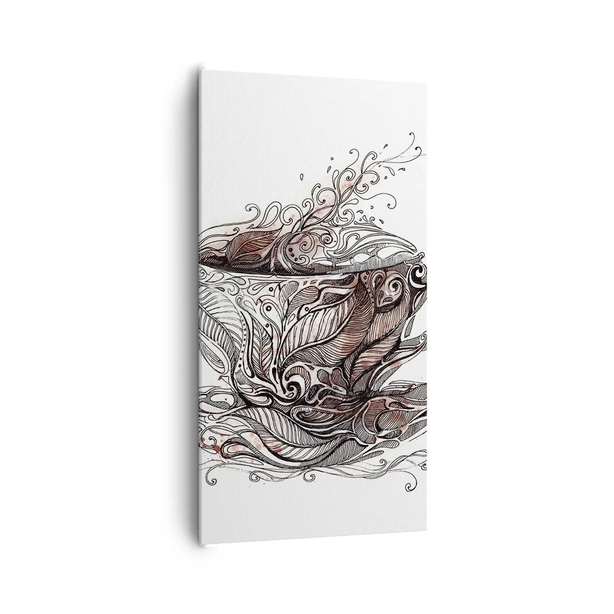 Quadro su tela - Stampe su Tela - Il tè fa bene a tutto - 65x120 cm