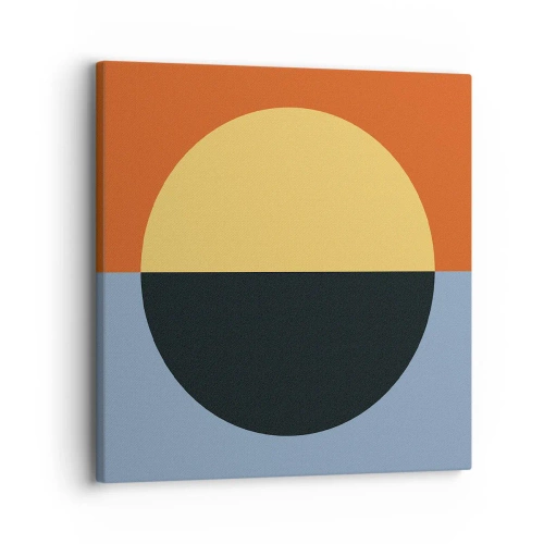 Quadro su tela - Stampe su Tela - Composizione di caldo e freddo - 30x30 cm