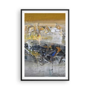 Poster in cornice nera - Tutto andrà bene - 61x91 cm