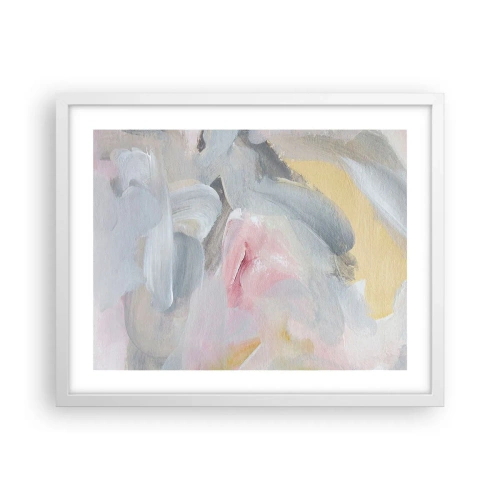 Poster in cornice bianca - Nel mondo pastello - 50x40 cm