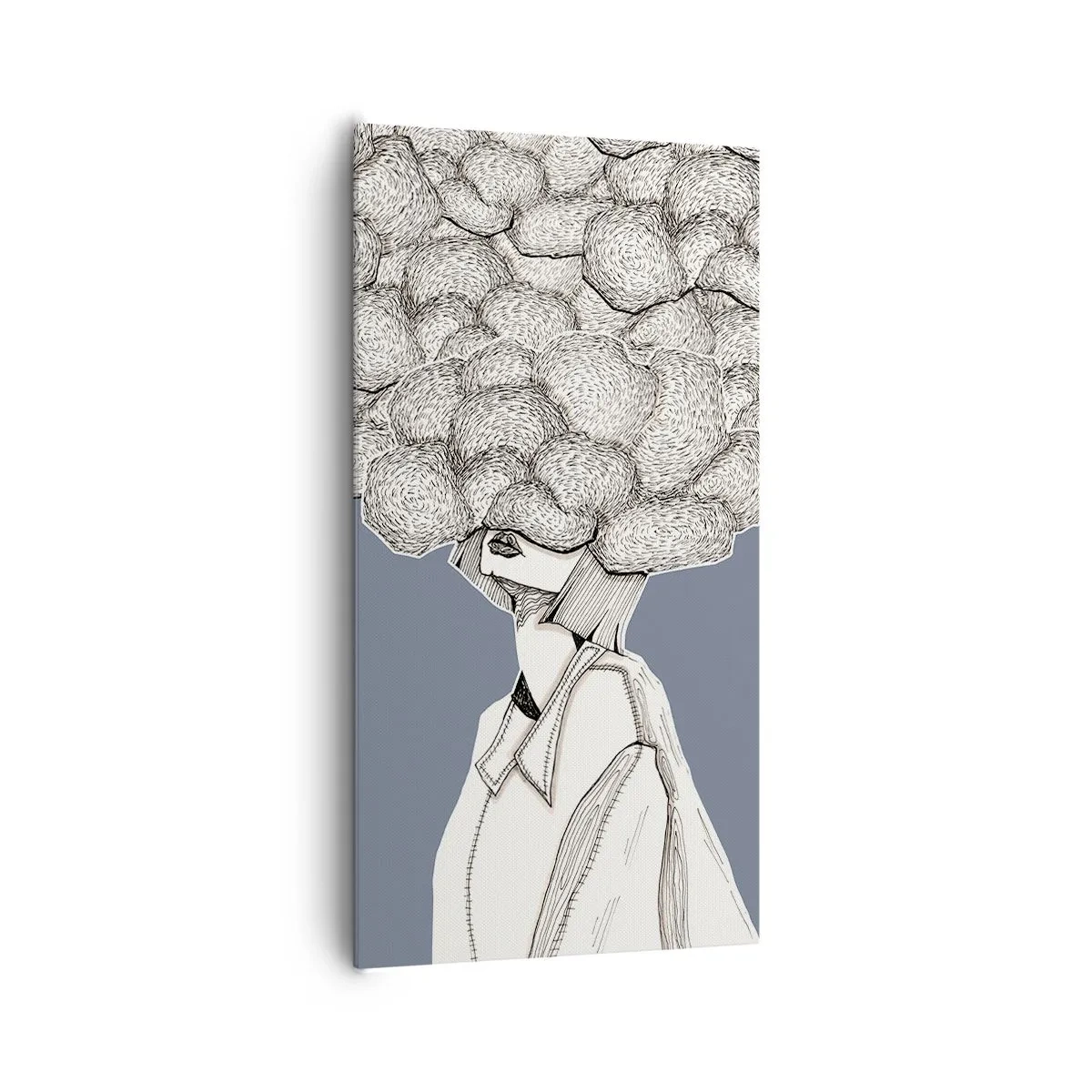 Quadro su tela - Stampe su Tela - Con la testa tra le nuvole - 65x120 cm