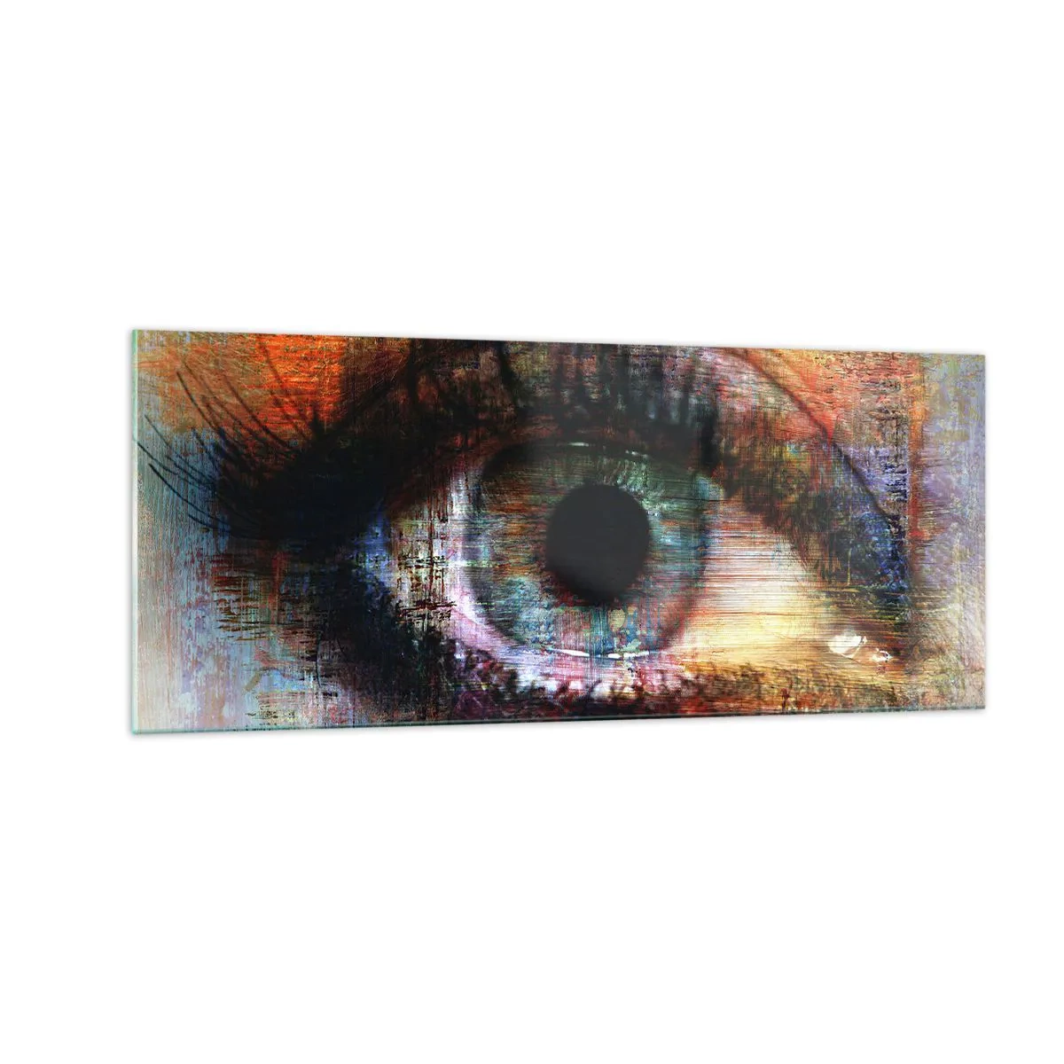 Quadro su vetro - Si può vedere l'anima - 100x40 cm